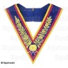 Masonic collar – Mark Degree – Officier national actif – Machine embroidery