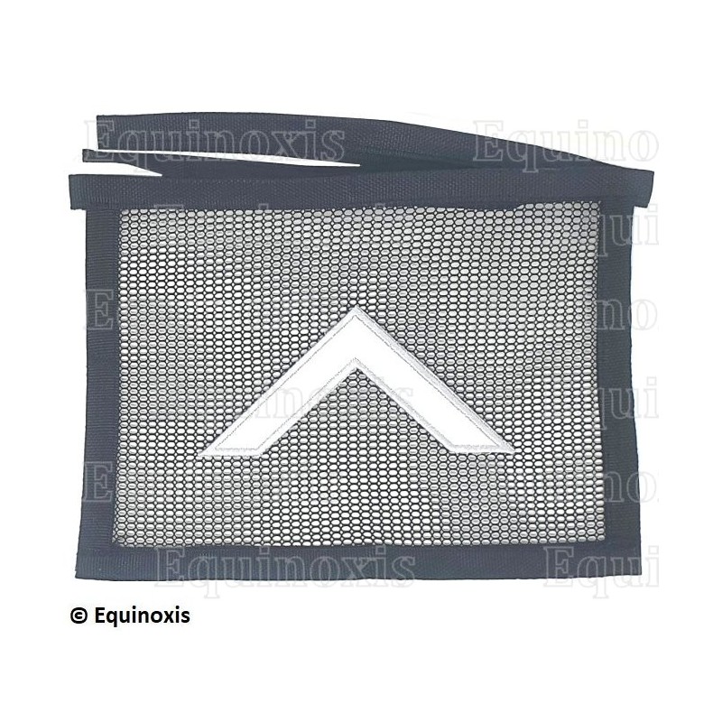 4th degree veil – With sewen-on fake-leather square