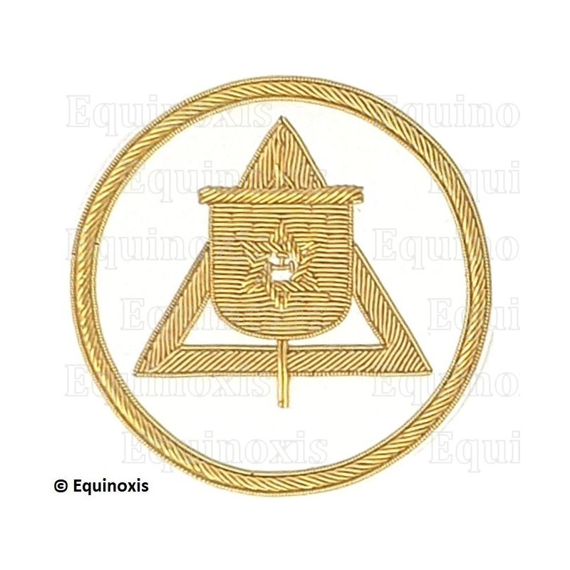 Badge – Holy Royal Arch – National Officer – Grand Porte Etendard – Hand embroidery
