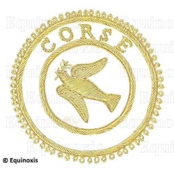 Badge GLNF – Grande tenue provinciale – Grand Expert– Beauce – Corse – Hand embroidery