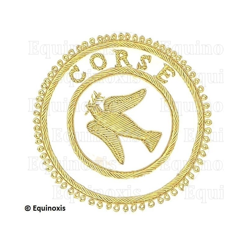 Badge GLNF – Grande tenue provinciale – Grand Expert– Beauce – Corse – Hand embroidery