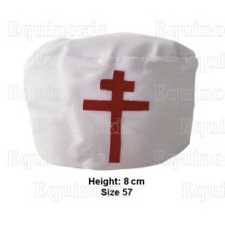Toque maçonnique – Rite of Strict Observance – Préfet – Size 57