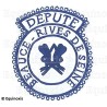 Badge GLNF – Petite tenue provinciale – Député Grand Secretary – Beauce – Rives de Seine – Hand embroidery