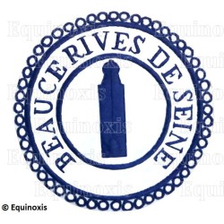 Badge GLNF – Petite tenue provinciale – Deuxième Grand Surveillant – Beauce – Rives de Seine – Hand embroidery