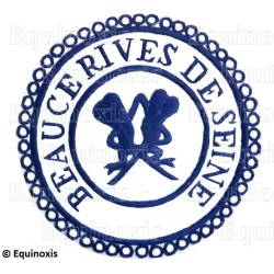 Badge GLNF – Petite tenue provinciale – Grand Secretary – Beauce – Rives de Seine – Hand embroidery