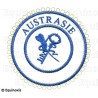 Masonic badge – Provincial Grand Rank Undress – Grand Archiviste – Austrasie – Machine embroidery