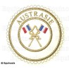 Masonic badge – Grande tenue provinciale – Passé Grand Porte-Etendard – Aquitaine – Machine embroidery