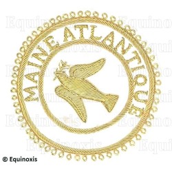 Badge GLNF – Grande tenue provinciale – Passé Grand Expert – Maine Atlantique – Hand embroidery