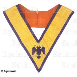 Masonic collar – Memphis-Misraim – 95th degree – Machine embroidery