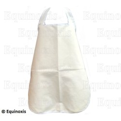 Tablier maçonnique en simili-cuir – Mark degree – Tablier de travail