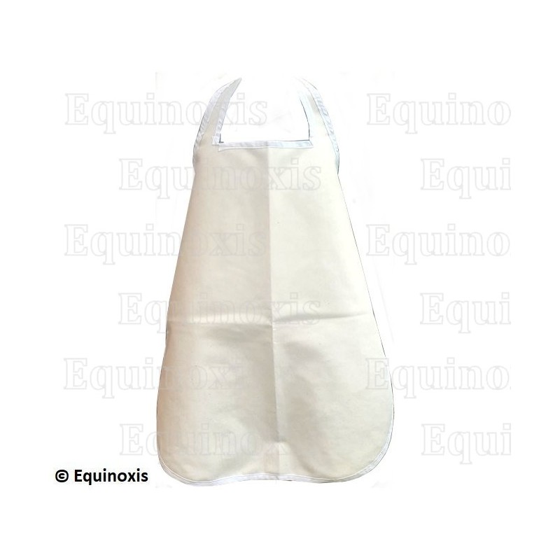 Tablier maçonnique en simili-cuir – Mark degree – Tablier de travail