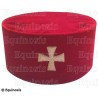 Toque maçonnique – Knights Templar (KT) – Toque du Temple – Size 70