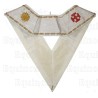 Masonic collar – Scottish Rite (AASR) – 33rd degree – Upward triangle – Heavily hand-embroidered
