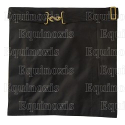 Tablier maçonnique en simili-cuir – Grand Ordre Egyptien du GODF – 12th degree – Machine embroidery