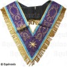 Masonic collar – Memphis-Misraim – Grand Maître – Etoile – Croix Ankh – Aigle – Hand embroidery