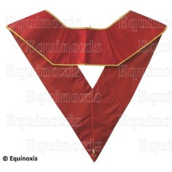 Martinist collar – Unknown Superior Free Initiator (SILI) – Red – Hand embroidery