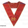 Martinist collar – Unknown Superior Free Initiator (SILI) – Red – Russian lineage – Hand embroidery