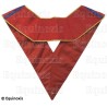 Martinist collar – Unknown Superior Free Initiator (SILI) – Red – Russian lineage – Hand embroidery