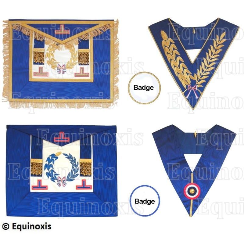 Ensemble GLNF complet – Petite tenue + Grande tenue nationales – Brodées machine