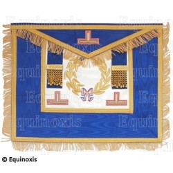 Leather Masonic apron – Craft – Grand Rank Full Dress – Machine embroidery