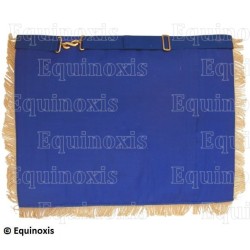 Masonic apron (leather) – GLNF – Grande tenue nationale – Machine embroidery 