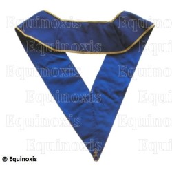 Masonic collar – Scottish Rite (AASR) – Trois Fois Puissant Maître – Machine embroidery