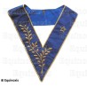 Masonic collar – Scottish Rite (AASR) – Trois Fois Puissant Maître – Machine embroidery