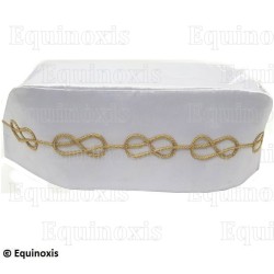 Masonic hat – Operative Rite of Solomon – White – Size 60