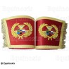 Masonic gauntlets – American Royal Arch (ARA) – Past High Priest – Hand embroidery