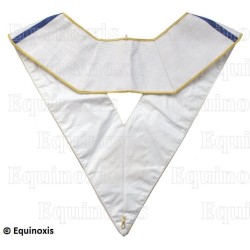 Martinist collar – Unknown Superior Free Initiator (SILI) – White – Russian lineage – Hand embroidery