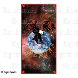 Tapis de Loge maçonnique – French Rite – 4th Order – Libertas – 100 cm x 50 cm