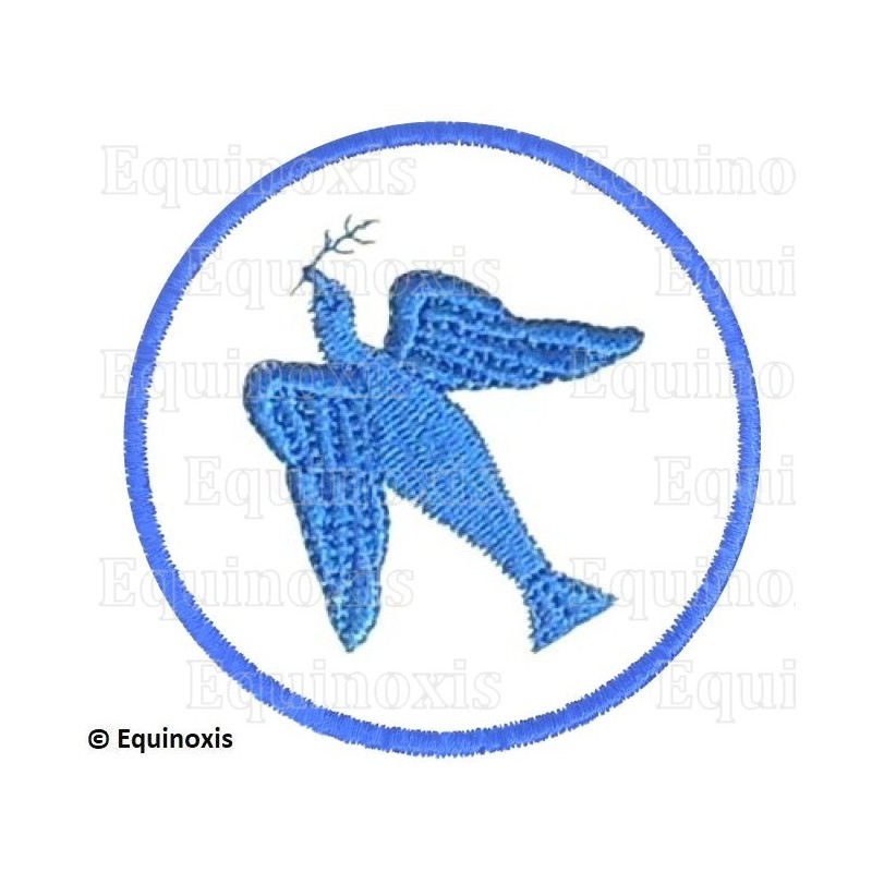 Masonic badge – Petite tenue nationale – Grand Expert – Machine embroidery
