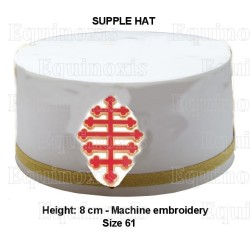 Chapeau maçonnique – REAA – 33ème degré – Très Puissant Grand Commandeur (TPGC) – Taille 61