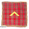 Masonic cushion – Standard Scottish Rite – Tartan cover – Machine-embroidered square