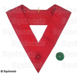 Masonic collar – French Chapter – 2ème et 3ème Ordres – Cocardes amovibles