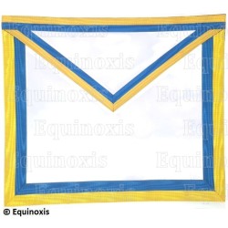 Masonic apron (satin) – Scottish Rite (AASR) – 20th degree – Ad Vitam Master – 1