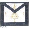 Masonic apron (satin) – Scottish Rite (AASR) – 25th degree – Machine embroidery