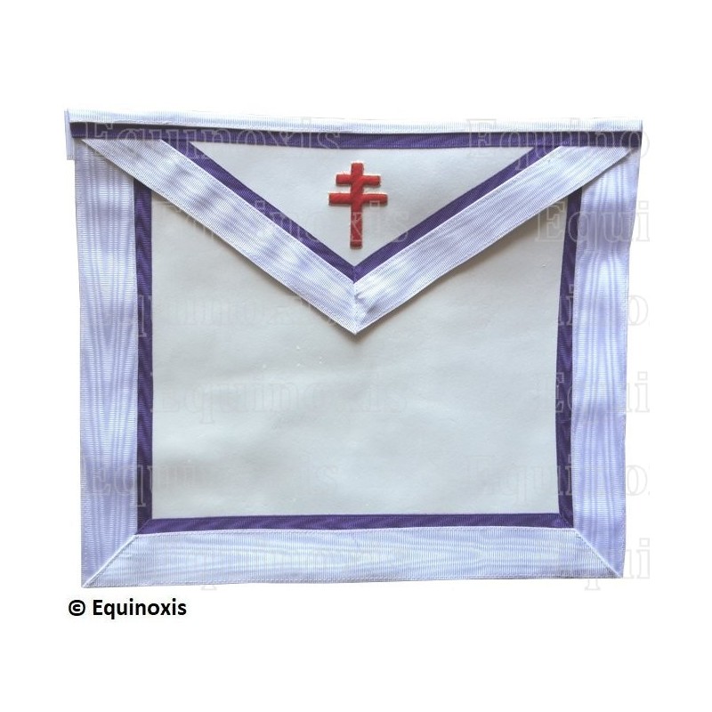 Leather Masonic apron – Memphis-Misraim – 66th degree
