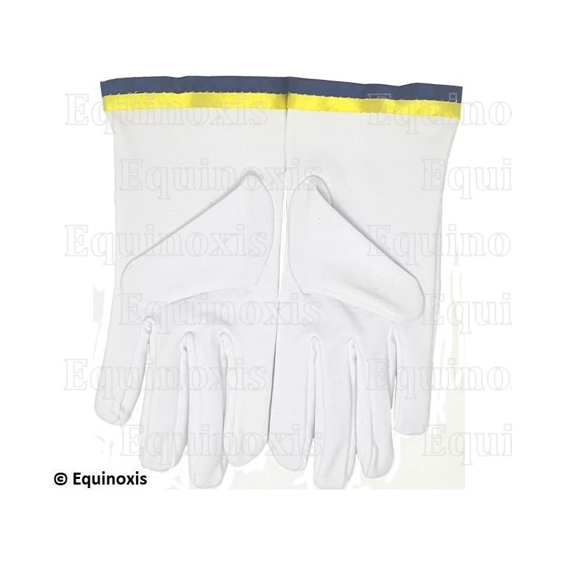 Masonic gloves – Scottish Rite (AASR) – 20th degree – Size XXXL