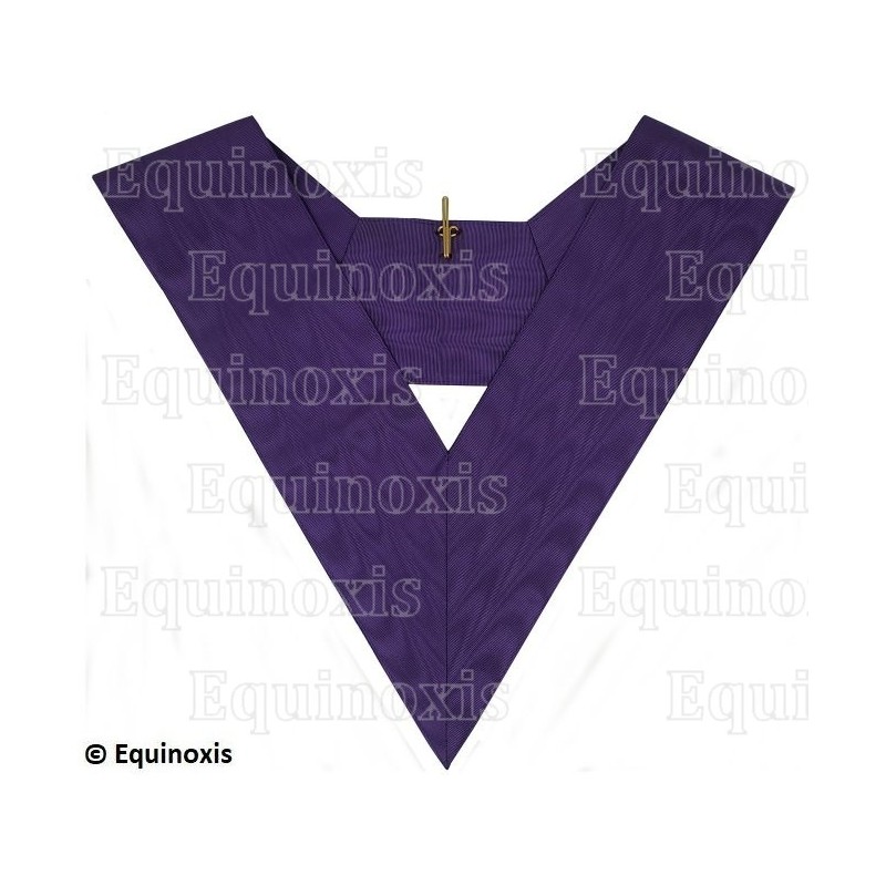 Masonic collar – York Rite – Passé Maître Immédiat – Purple