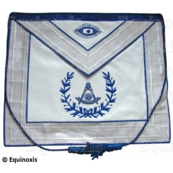 Masonic apron (leather) – York Rite – Worshipful Master 