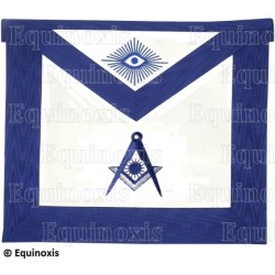 Masonic apron (leather) – York Rite – Premier Diacre – Machine embroidery