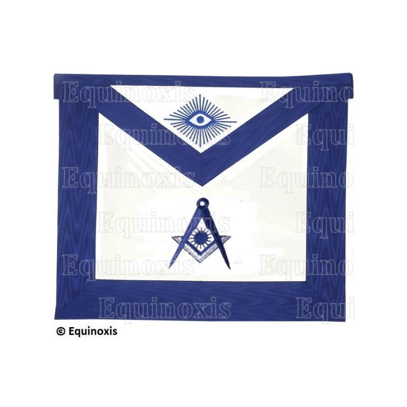 Masonic apron (leather) – York Rite – Premier Diacre – Machine embroidery