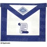 Masonic apron (leather) – York Rite – Orateur – Machine embroidery