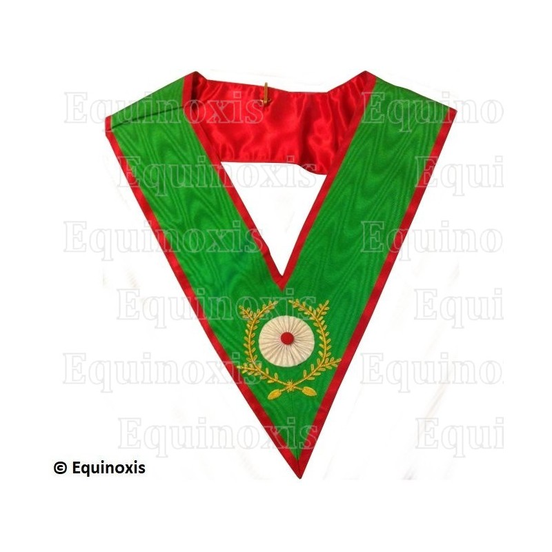 Masonic collar – RSR – Saint Andrew's Master (MESA) – Grand Officer – Hand embroidery