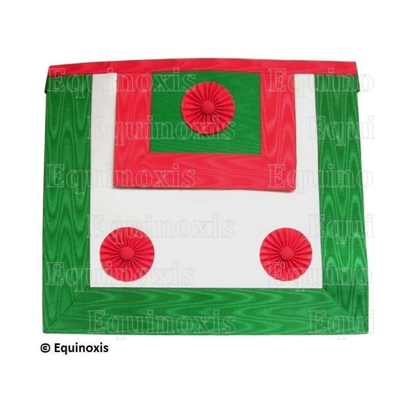 Masonic apron (leather) – RSR – Maître Ecossais de Saint André 