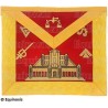 Masonic apron (satin) – Scottish Rite (AASR) – 16th degree – Machine embroidery