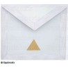 Masonic apron (fake leather) – Scottish Rite (AASR) – 24th degree – Machine embroidery