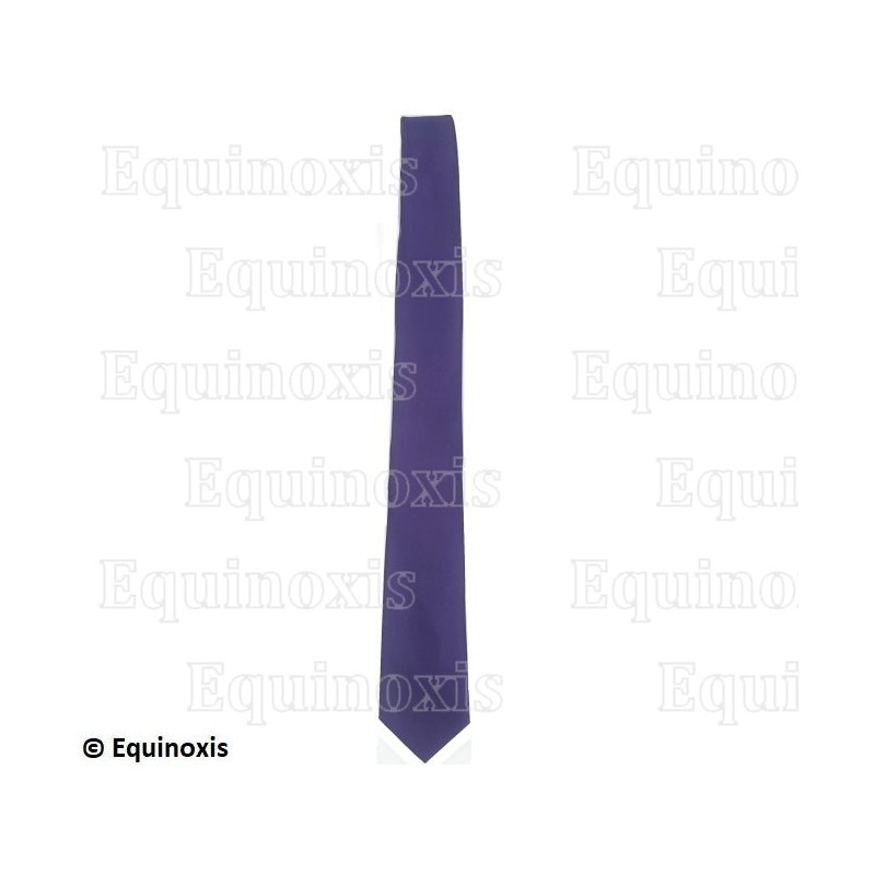 Masonic microfiber tie – Purple