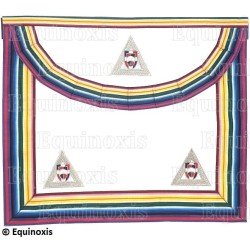 Masonic apron (leather) – Nautoniers – Vénérable Commandeur Noé